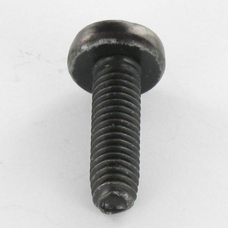 1 x Zelftappende schroef bolvormige kopschroef M3X10 Pozi PZ6 Zwart gegalvaniseerd staal microschroeven