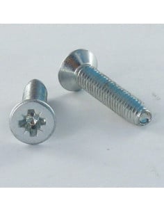 Zelftappende schroef gefreesde kop M6X40 Pozi PZ8 Wit...