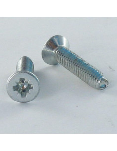 Zelftappende schroef gefreesde kop M3X16 Pozi PZ6 Wit...