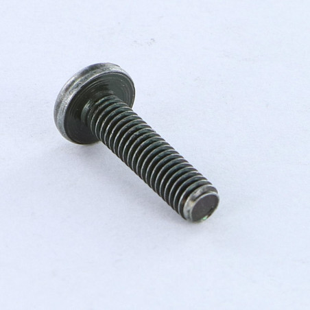 1 x Metalen schroeven Brede bol cilinderkop split M4X16 Wit verzinkt staal Groen OLIV