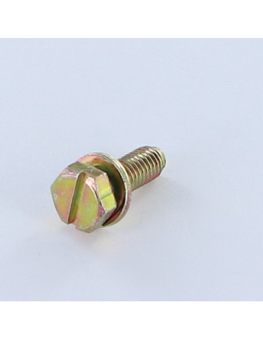 1 x Metalen schroeven zeskantkop met split...
