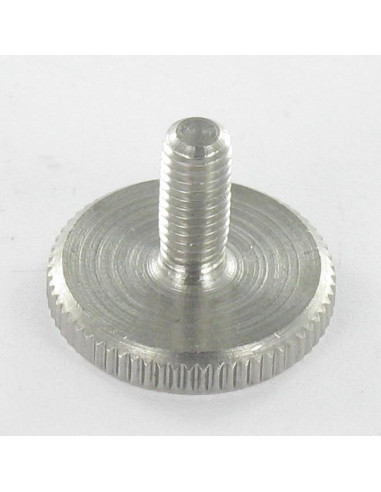1 x Metalen schroeven kartelschreof laag RVS A1...