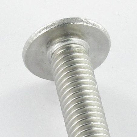 1 x Metalen schroeven Zeshoekig hol kraagflens M8X60 sleutel van 5 RVS A2