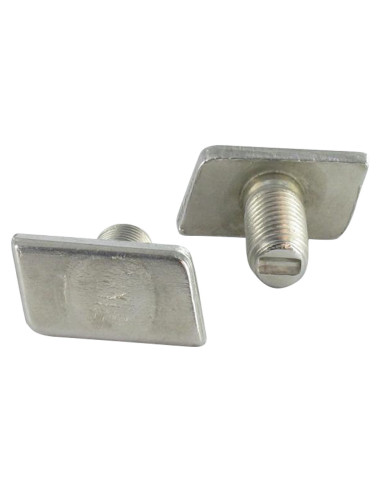 1 x Metalen schroeven kop ruit M8X35 RVS A2