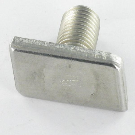 1 x Metalen schroeven kop ruit M8X35 RVS A2