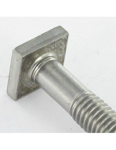 1 x Metalen schroeven M6X45 kop vierkant 10x10...