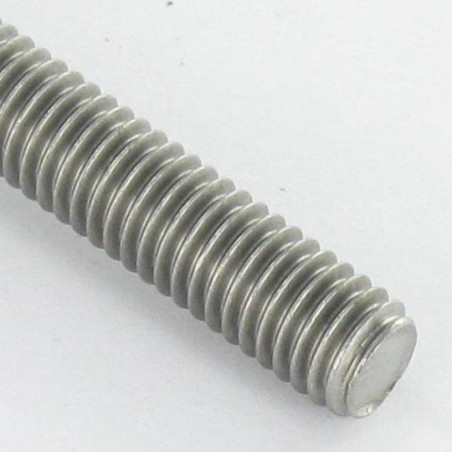 1 x Metalen schroeven M6X67 kop vierkant 11X11 EP2.5 RVS A2