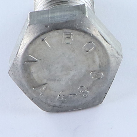 1 x Gedeeltelijke schroefdraad van het bout zeskantkop TH M16X50 RVS A4/80