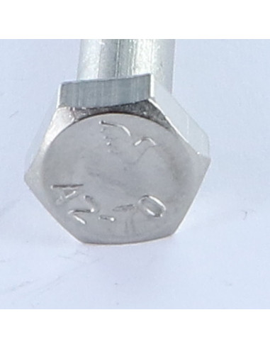 1 x Gedeeltelijke schroefdraad van het bout RVS...