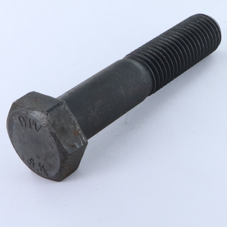 1 x Gedeeltelijke schroefdraad van het bout zeskantkop TH M8X80 Klasse 8.8 Ruw staal