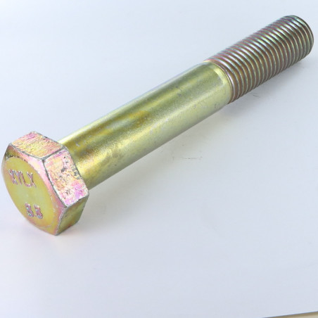 1 x Gedeeltelijke schroefdraad van het bout zeskantkop TH M20X110 Klasse 8.8 Bichromaat