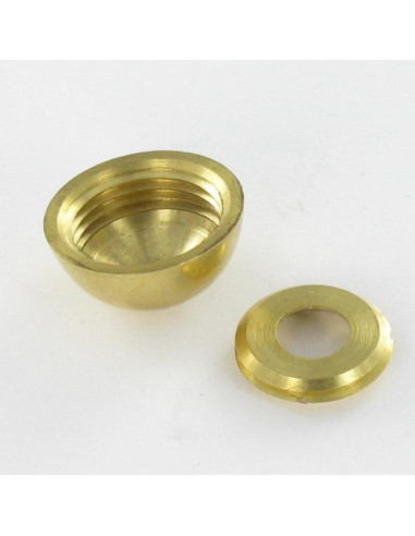1 x Ronde rozet of schroefdop (1 rozet en 1...