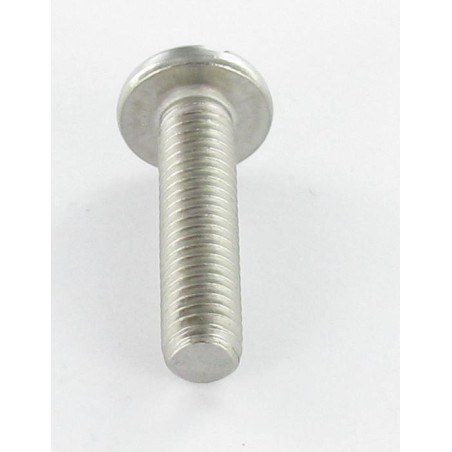 1 x Metalen schroeven Brede bol cilinderkop split M2.5X3.5 Ruw staal microschroeven
