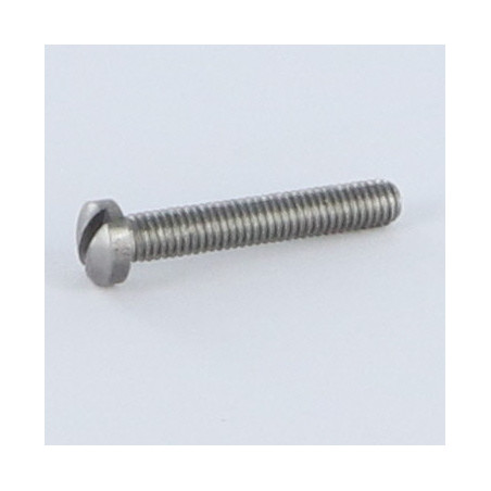 1 x Metalen schroeven bolvormige kopschroef split M1.6X6 Ruw staal microschroeven