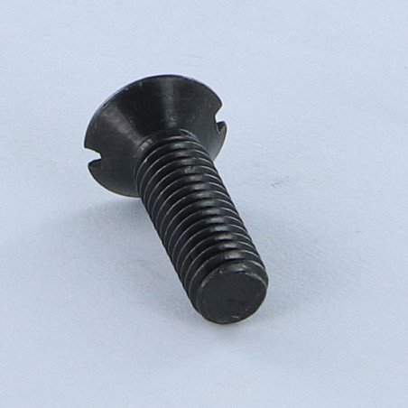 1 x Metalen schroeven gefreesde kop split M3X30 Zwart gegalvaniseerd staal microschroeven