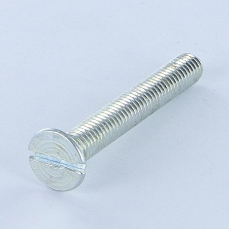 1 x Metalen schroeven gefreesde kop split M2X12 Ruw staal microschroeven