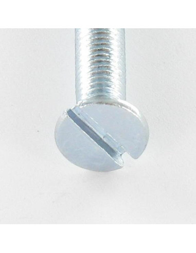 1 x Metalen schroeven gefreesde kop split M4X35...