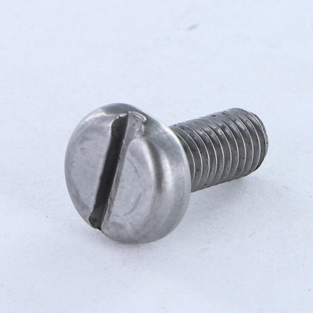 1 x Metalen schroeven Brede bol cilinderkop split M2X10 Ruw staal microschroeven