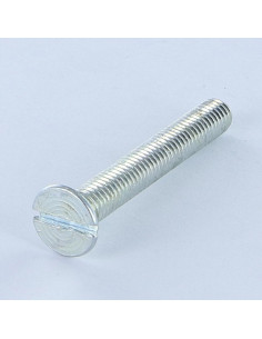 Metalen schroeven gefreesde kop split M2X35 Ruw staal...