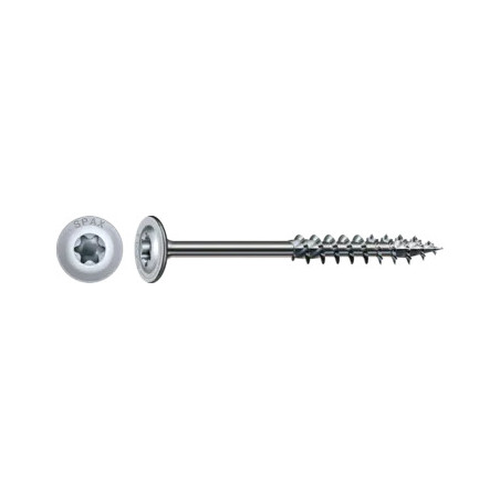 1 x SPAX Houtschroeven schijfkop TORX T40 8X220 bedraad op 80 4CUT WIROX