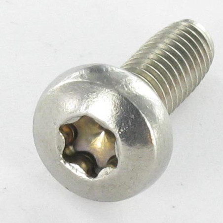 1 x Zelftappende schroef bol cilinderkop TORX T10 M3X16 RVS A2 microschroeven