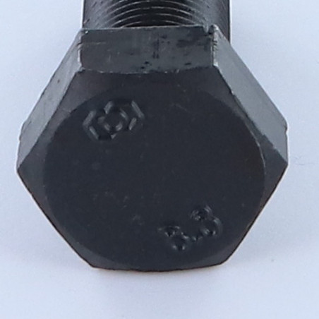 1 x Metalen schroeven zeskantkop TH M18X40 volledige draad Klasse 8.8 steek in orde steek van 150 Ruw staal