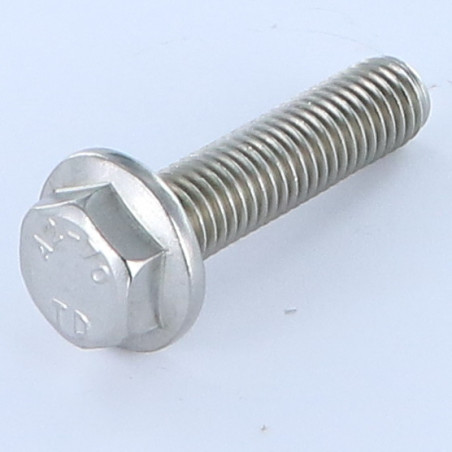 1 x Metalen schroeven zeskantkop TH gladde flens M8X40 RVS A2
