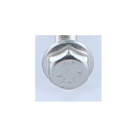 1 x Metalen schroeven zeskantkop TH gladde flens M5X10 RVS A2