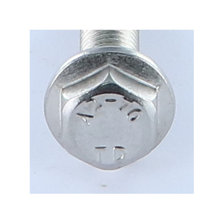 1 x Metalen schroeven zeskantkop TH gladde flens M10X35 RVS A2
