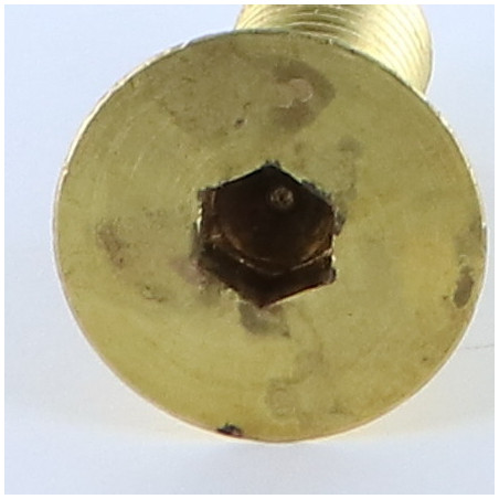 1 x Metalen schroeven Messing sleutel van 6 FHC verzonken kop met zeskant print M10X30