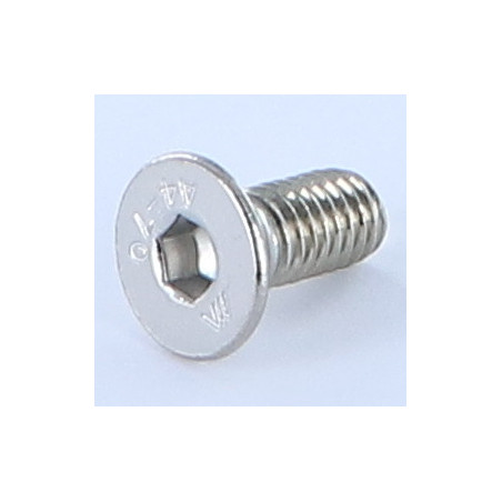 1 x Metalen schroeven FHC verzonken kop met zeskant print sleutel van 3 M5X20 volledige draad A4 RVS
