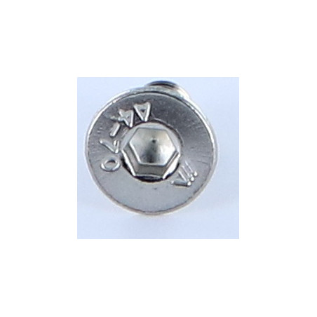 1 x Metalen schroeven FHC verzonken kop met zeskant print sleutel van 4 M6X8 volledige draad A4 RVS