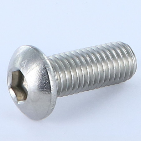 1 x Metalen schroeven Zeshoekig hol M10X30 volledige draad sleutel van 6 A4 RVS