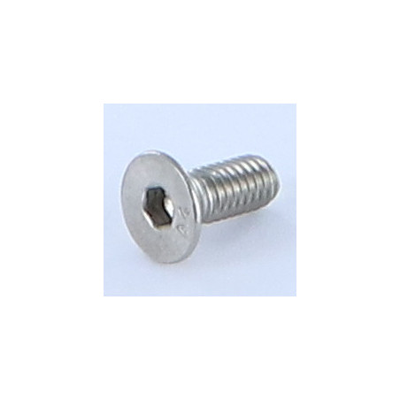 1 x Metalen schroeven FHC verzonken kop met zeskant print sleutel van 2 M3X20 volledige draad A4 RVS microschroeven