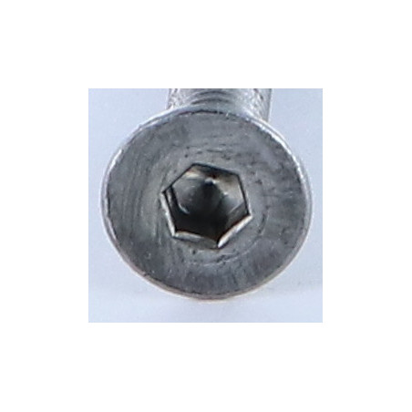 1 x Metalen schroeven FHC verzonken kop met zeskant print M6X60 sleutel van 4 Ruw staal