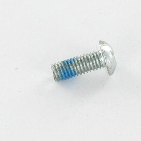 1 x Metalen schroeven Zeshoekig hol M6X16 volledige draad klasse 10.9 sleutel van 4 HC4 Wit verzinkt staal Remdraad JIJ