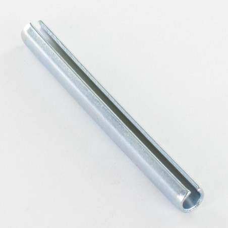 1 x Elastische pin Wit verzinkt staal 5X36 dikke set