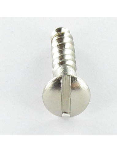 1 x Houtschroeven Messing chroom gefreesde...