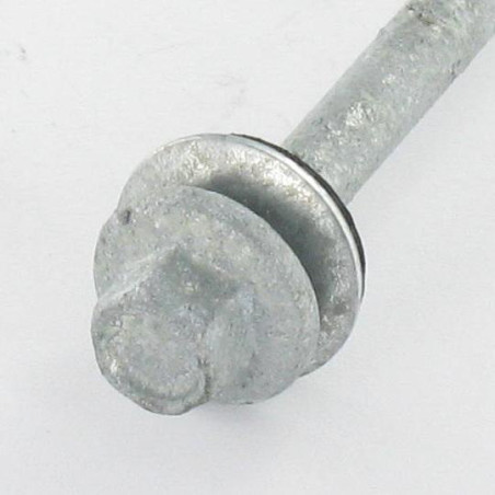 1 x Zelfborende schroef zeskantkop TH 6,5X125 Sluitring hoge corrosiebestendigheid Thermisch verzinkt staal