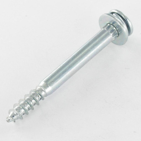 1 x Agglo houtschroeven Bolkop breed rond 7X70 bedraad op 19 TORX T30 Sluitring GRO+PL Zing cr3 96 hbs roest vrij rood