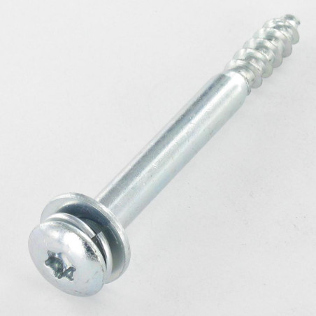 1 x Agglo houtschroeven Bolkop breed rond 7X70 bedraad op 19 TORX T30 Sluitring GRO+PL Zing cr3 96 hbs roest vrij rood