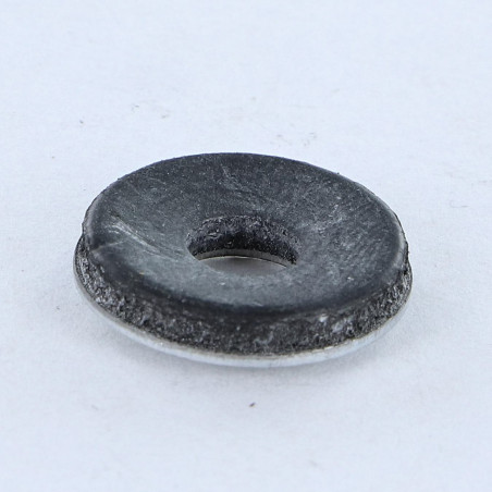 1 x Afdichtingsring met neopreen epdm afdichting Wit verzinkt staal 6.8X19