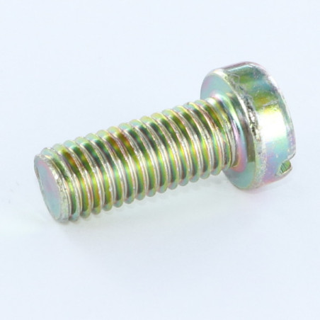 1 x Metalen schroeven cilindrische kop split M4X12 Bichromaat
