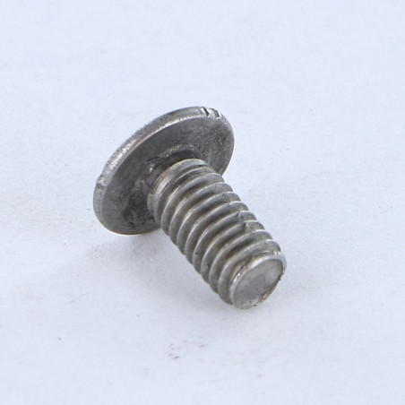 1 x Metalen schroeven cilindrische kop ongesplitst M4X8 kop glad 8 dikte 1 Ruw staal