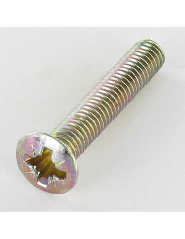 1 x Metalen schroeven gefreesde bolkop Pozi...