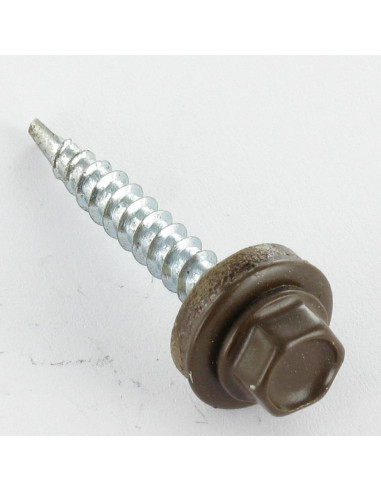 1 x Zelfborende schroef zeskantkop TH 4.8X35...