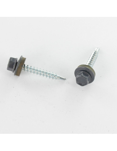 1 x Zelfborende schroef zeskantkop TH 4.8X35...
