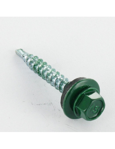 1 x Zelfborende schroef zeskantkop TH 4.8X19...