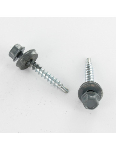 1 x Zelfborende schroef zeskantkop TH 4.8X35...