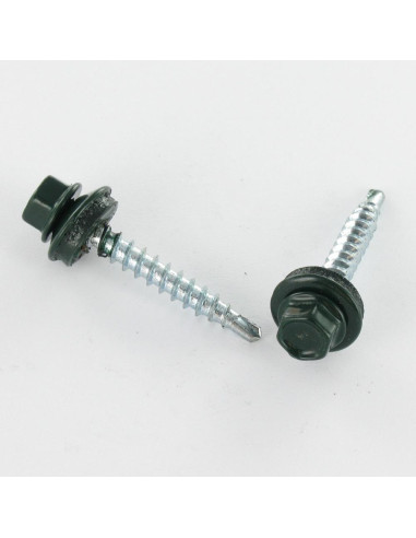 1 x Zelfborende schroef zeskantkop TH 4.8X35...